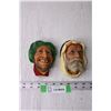 Image 1 : (2x Bid Price) (2) Bossons Chalkware Heads
