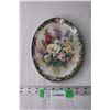 Image 1 : Floral Decorative Plate - by Bradford Exchange