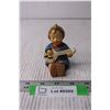 Image 1 : Boy Playing Instrument Figurine - Made in West Germany