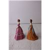 Image 2 : (2) 1983 Belles of the Masquerade Figurines by Franklin Porcelain (Margaret and Helen)