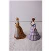 Image 2 : (2) 1983 Belles of the Masquerade Figurines by Franklin Porcelain (Laura and Judith)