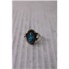 Image 2 : Sterling Silver and Turquoise Ring - Size 6