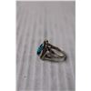 Image 3 : Sterling Silver and Turquoise Ring - Size 6