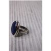 Image 5 : Sterling Silver and Lapis Lazuli Ring - Size 9.5