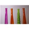 Image 3 : (4) Coloured Glass Vases