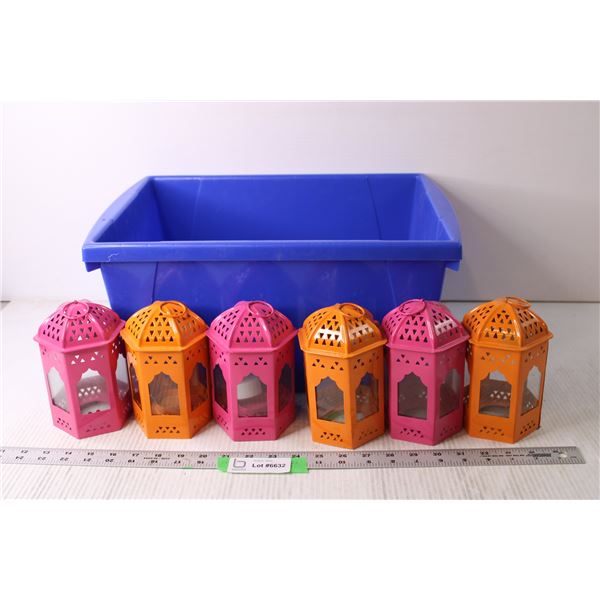 Storage Tub of Garden Lanterns