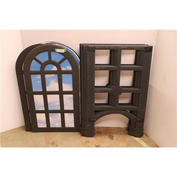 *(20) Cardboard Decorative Window Pieces