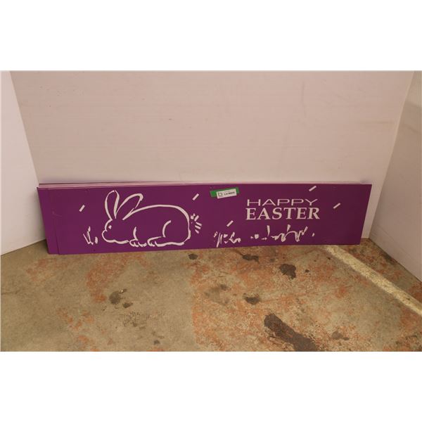 *(19) Happy Easter Signs - 10" x 43"