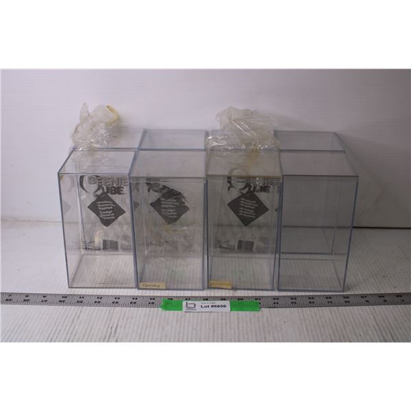 (8) Beanie Baby Display Cases