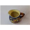 Image 2 : Small Painted Brass Vase Pitcher (Made in Shorter England)