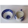 Image 2 : Abby 1730 Creamer & Bowl (Made in England)