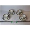 Image 1 : (4) Royal Albert Tea Cups w/Saucers