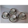 Image 4 : (4) Royal Albert Tea Cups w/Saucers