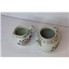 Image 2 : Old Bow Hand Painted Creamer & Sugar Bowl