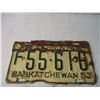 Image 2 : 1953-69 Saskatchewan License Plate