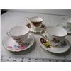 Image 2 : (5) Cup and Saucers, (2) Royal Albert Cup and Saucers