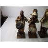 Image 2 : (4x Bid Price) Paper Mache Figures (12" Tall)