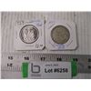 Image 1 : (2) 50c Coins 1950's