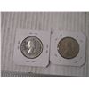 Image 2 : (2) 50c Coins 1950's