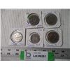 Image 1 : (5) 1970's Coins (50c, 1 Dollar Coins)
