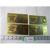 Image 1 : (4) One Hundred Trillion Dollar Bill Replica
