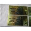 Image 2 : (4) One Hundred Trillion Dollar Bill Replica