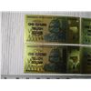 Image 2 : (4) One Hundred Trillion Dollar Bill Replica