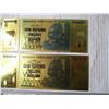 Image 3 : (4) One Hundred Trillion Dollar Bill Replica