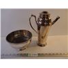 Image 1 : (2) Pieces of Silver Plated Drink Shaker and Bowl