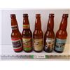 Image 1 : (5) Vintage Label Beer Bottles