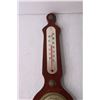 Image 2 : Wooden Wall Thermometer and Rain Meter