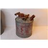 Image 2 : (2) Vintage Gas Cans - Copper Oil Pitcher/Can