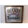 Image 2 : Hockey is my Favorite Subject - Wall Hanging