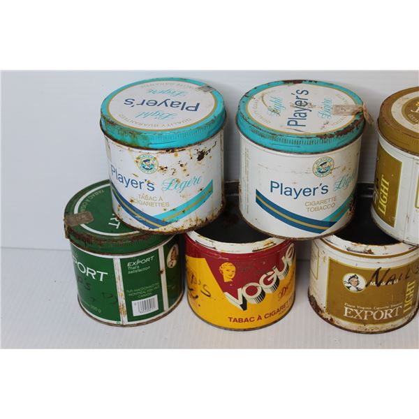 export a tobacco tins Vintage Tobacco Tins & Lids - Export - Vogue - Players Light export a tobacco tins Vintage Tobacco Tins & Lids - Export - Vogue - Players Light