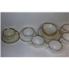 Image 3 : (2) Fire King Sets of Creamers & Sugar Bowls - Plates & Bowls