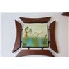 Image 2 : (2) Devon Ware - Crane Tile Pictures (one has a crack)