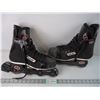 Image 1 : Pair of Bauer Roller Hockey Skates-Size 8