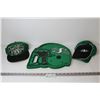 Image 1 : (3) Saskatchewan Roughriders Items -- Hats and Seat Cushion