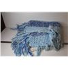 Image 3 : Blue and White Afghan