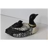 Image 3 : Wood Carved Loon + Duck