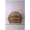 Image 1 : Wicker Magazine Rack