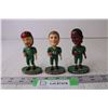 Image 1 : (3) NFL Saskatchewan Roughriders Bobble Heads