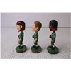 Image 2 : (3) NFL Saskatchewan Roughriders Bobble Heads