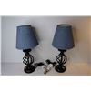 Image 2 : (2) Table Lamps w/Shades (working)