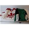 Image 1 : Canada Olympic Sweat-Shirt (size l/g) - Rough Rider Shorts (size x/s)