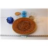 Image 1 : L/g Clay Plate - Misc. Jars & Crystal Dish