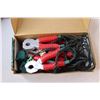 Image 4 : Christmas Decorations - Plier Light Set - Glass Red Bird Plate