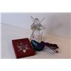 Image 6 : Glass Angel - Mikasa Snowflake Ornament - Bird Ornament
