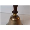 Image 2 : Vintage Brass Bell w/Wooded Handle