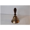 Image 4 : Vintage Brass Bell w/Wooded Handle